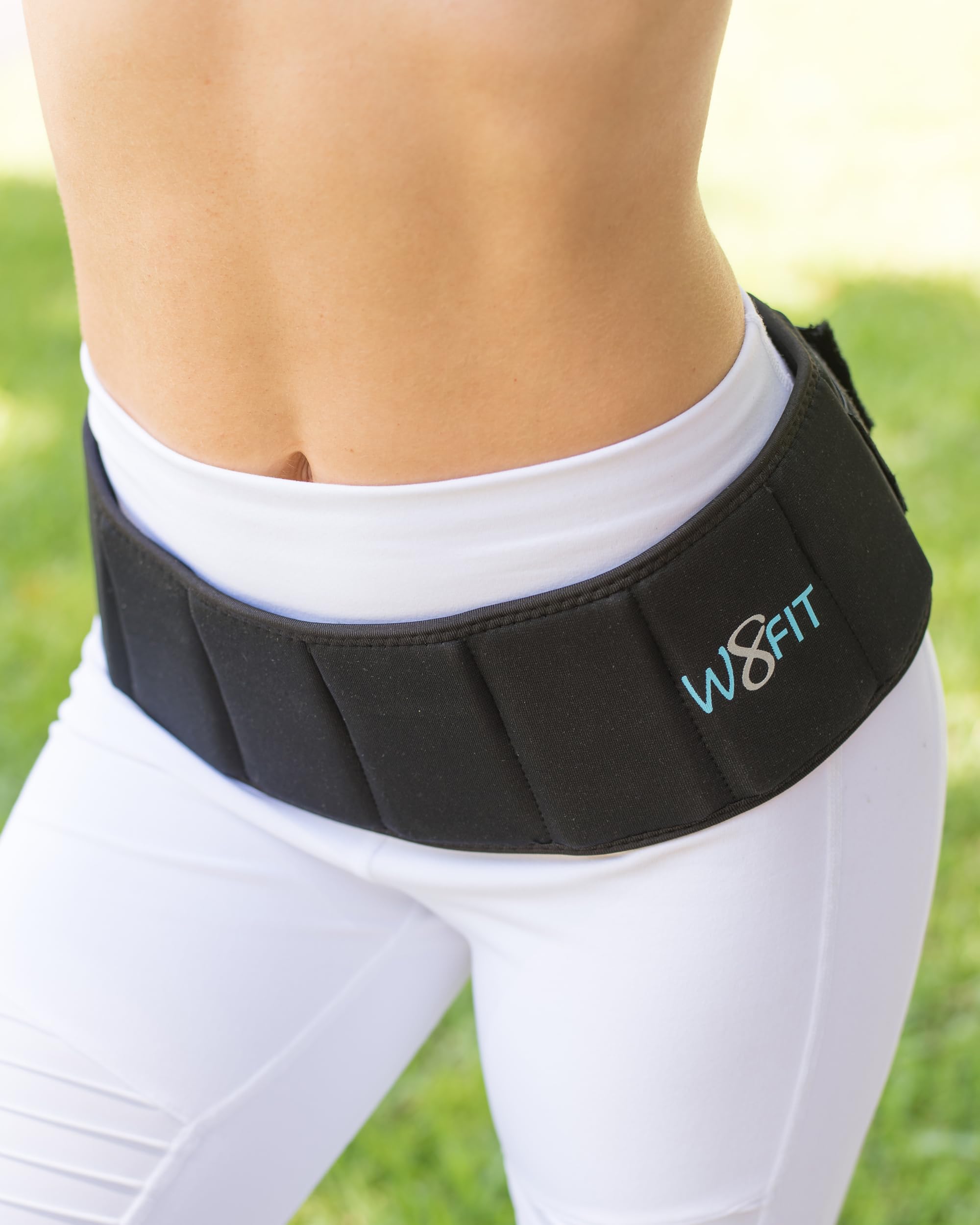 W8FIT Adjustable Weighted Walking and Exercise Belt (10 LB X-Large) FITS 41