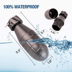 Edcfans Waterproof Container, Outdoor Survival Camping Hiking