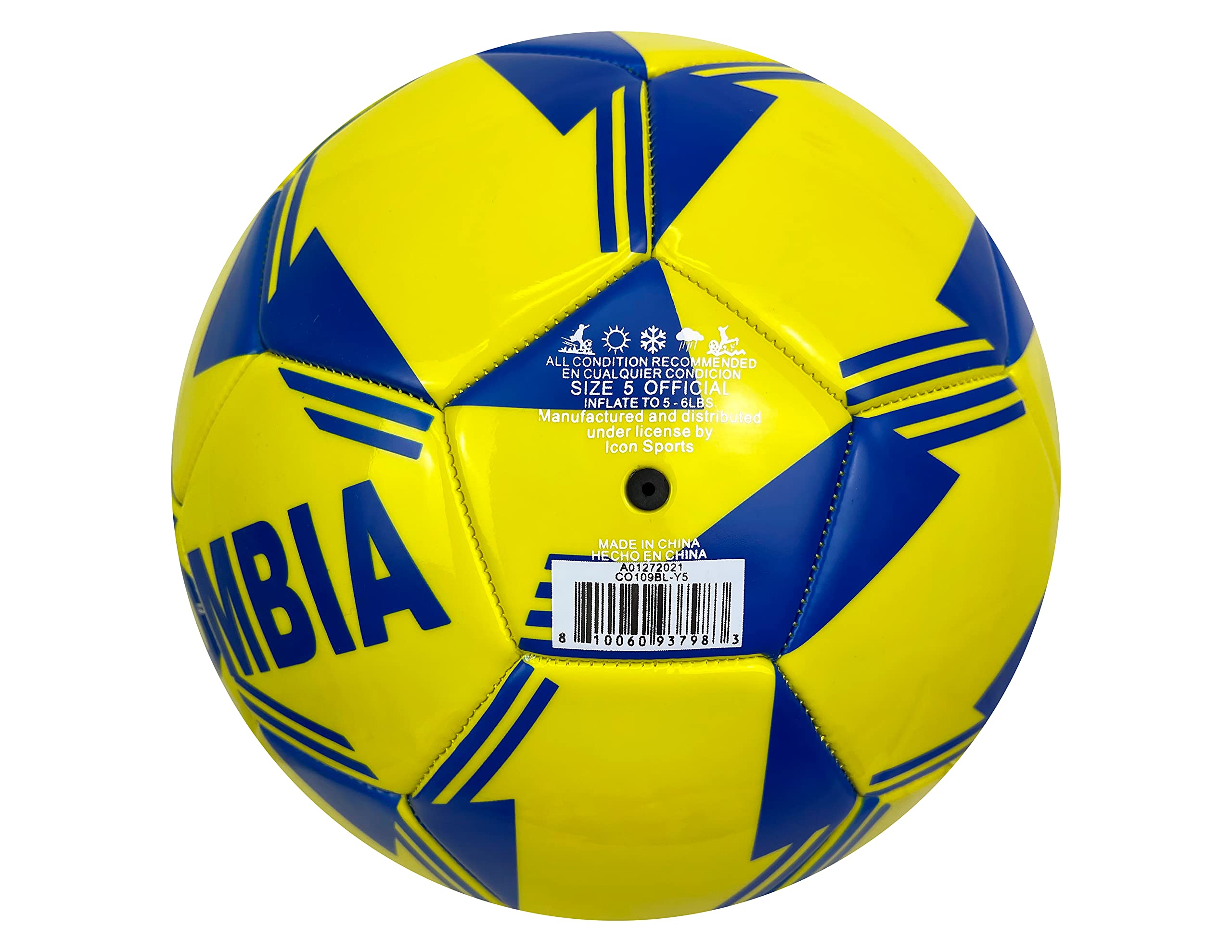 Colombia Soccer Ball (Size 4), Pelota De Futbol De Colombia #4