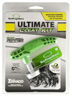 Pridesports Softspikes Ultimate Cleat Kit, Tornado Fast Twist 3.0 Black/Silver, Large