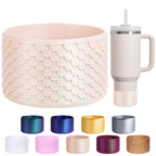 Mermaid Silicone Boot For Stanley Cup 40/30/20 Oz, Bottom Protector Made For Hydrojug Traveler 32/40 Oz & For Owala Tumbler 40Oz
