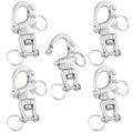 Otoolling 316 Stainless Steel Swivel Snap Shackle Clevis Quick Heavy Duty Release Spring Hook Marine Grade Sailing Halyard Shack