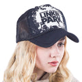 Sosh Black Linkin Park Printed Cap For Men/Women Half Nat Cap/Hat, Free Size
