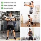 Gofitness Push Down Bar Machine - Chest Expander At Home Workout Equipment, Arm Exerciser - Portable Spring Resistance Exercise