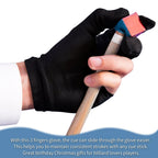 Neer Breathable Billiards Pool 3 Fingers Cue Gloves Nylon Table Pool Left Right Hand Universal Shooter Cue Sports Gloves For Wom