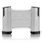 Hipiwe Retractable Table Tennis Net Replacement, Ping Pong Net And Post, 6 Feet(1.8M, Fits Tables Up To 2.0 Inch (5.0 Cm) (Grey)