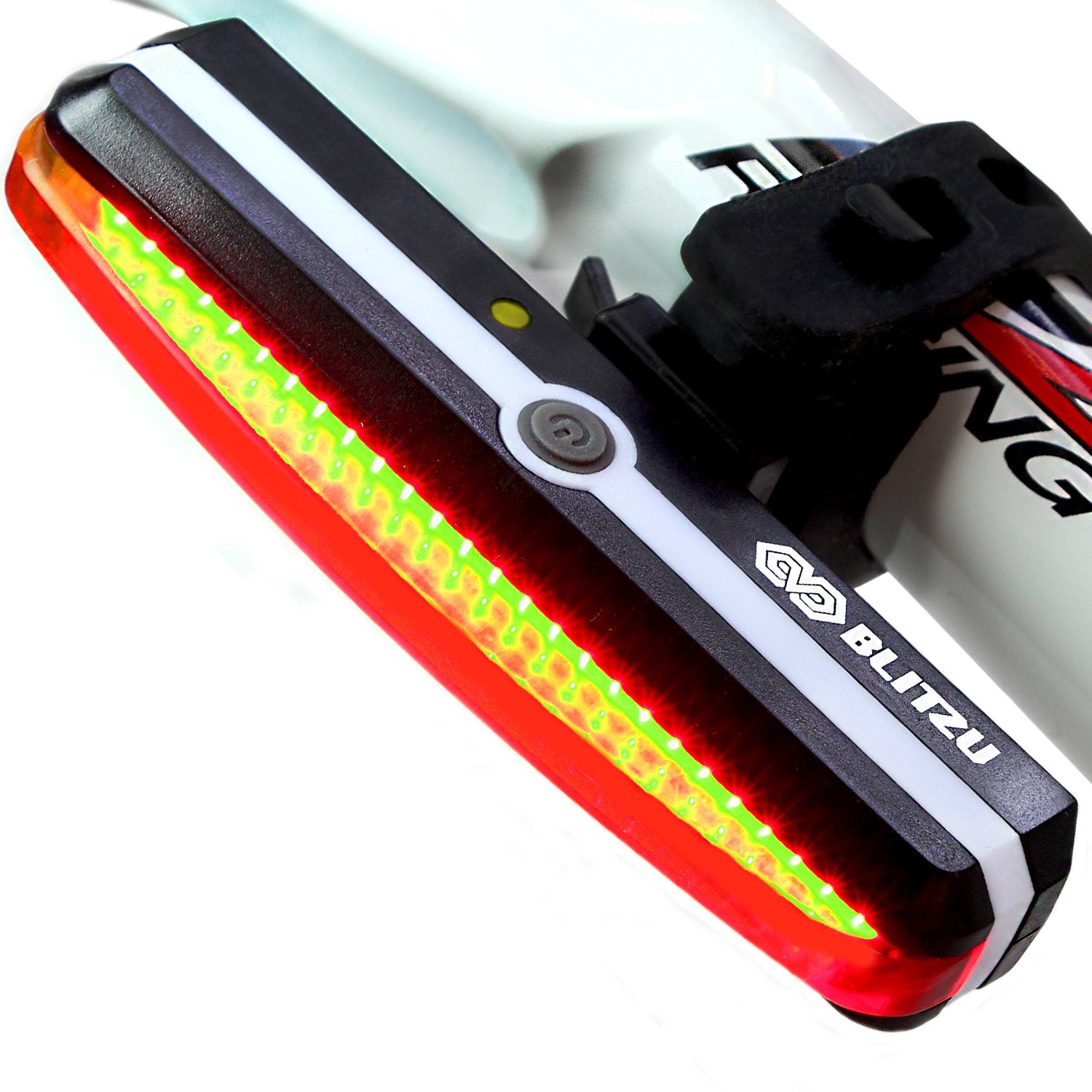 BLITZU 2023 Cyborg 168H Bike Headlight or 168T Tail Light USB Rechargeable LED Bicycle Lights Set Front Back Night Riding, Cycli