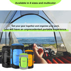 Frelaxy Compression Sack, 40% More Storage! 11L/18L/30L/45L Stuff Sack (Neon Green, M)