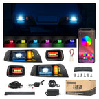 10L0L Golf Cart Headlight Kits For 1996-2013 Ezgo Txt Carts (12V-48V), With Tail Lights, Turn Signals Kits, Brake Lights And Saf