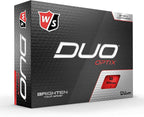Wilson Staff Duo Optix Golf Ball - Red