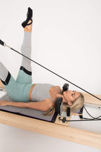 Salt & Honey Non-Slip Pilates Reformer Mat Towel (Gray)