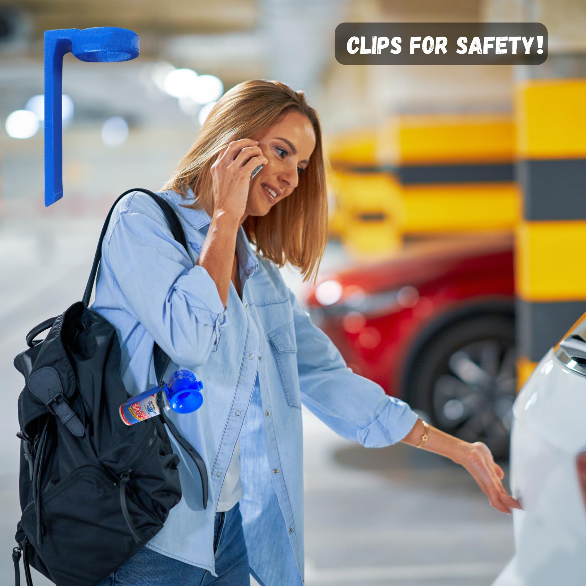 2Pk Clip Set For 1.4 Oz Emergency Air Horn (Air Horn Not Included)