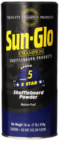 Sun-Glo Speed 5 (5-Star Wax) Shuffleboard Table Powder, 16 Oz. Can