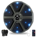 Music Boxing Machine, Wall Mounted Boxing Machine For Adults Kids, Bluetooth Smart Boxing Trainer With Boxing Gloves, Electronic