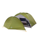 Big Agnes Blacktail & Blacktail Hotel Backpacking & Camping Tent, Green/Gray, 3 Person Hotel