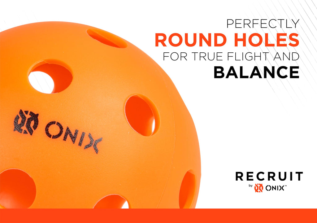 Onix Recruit Indoor Pickleball Ball, 3