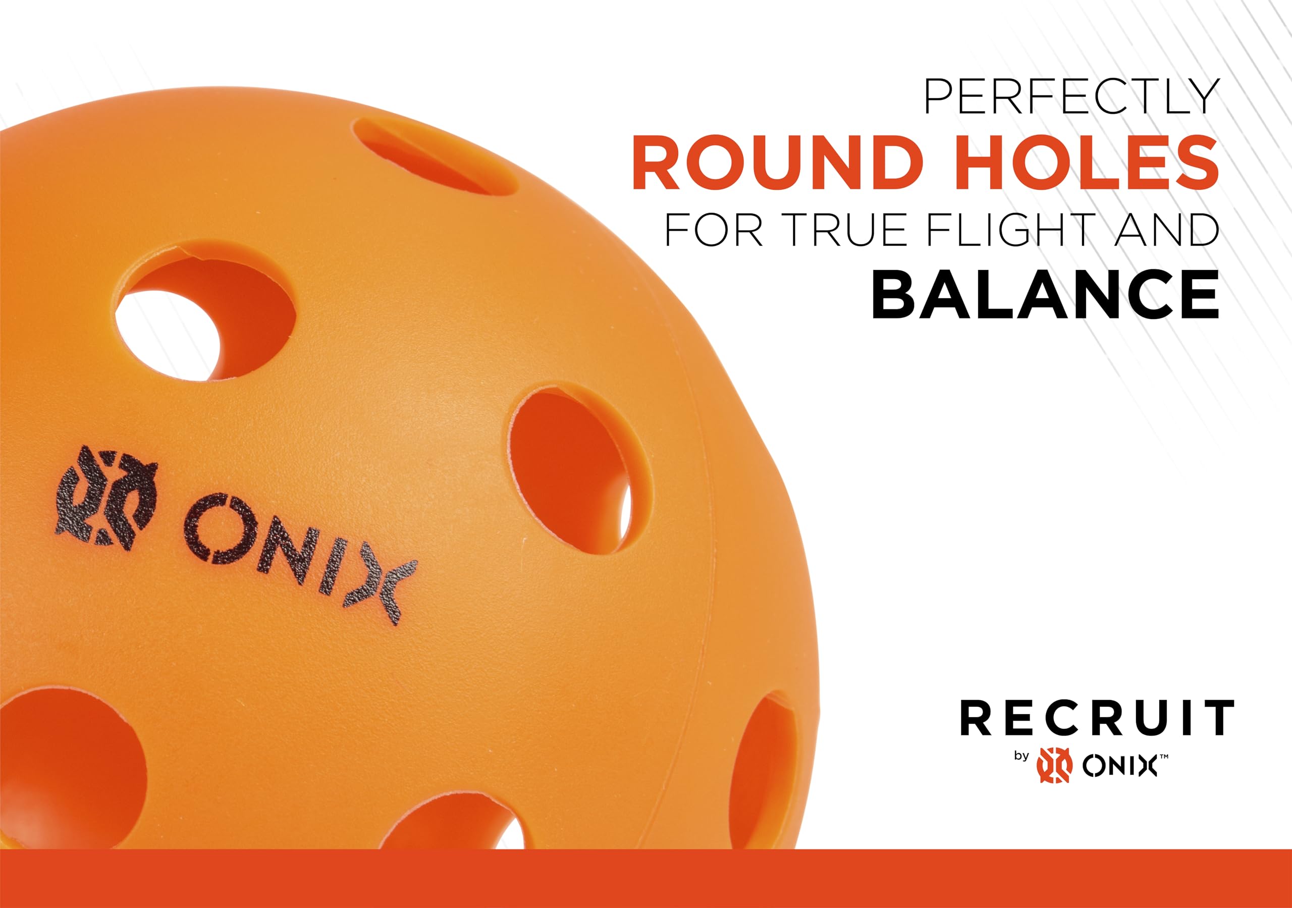 Onix Recruit Indoor Pickleball Ball, 3