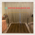 Ballet Barre Portable For Home Or Studio, 6 Ft Extendable To 12 Ft Bar With Curved Shape, Height Adjustable From 27'' To 44'', I