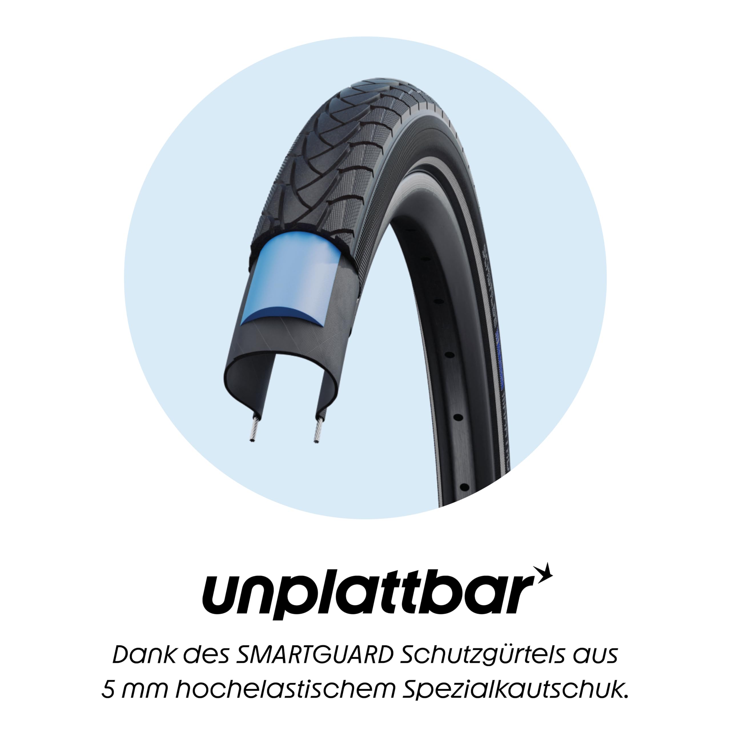 Schwalbe Marathon Plus Smart Guard Rlx Wire Tire, 700 X 32Cm