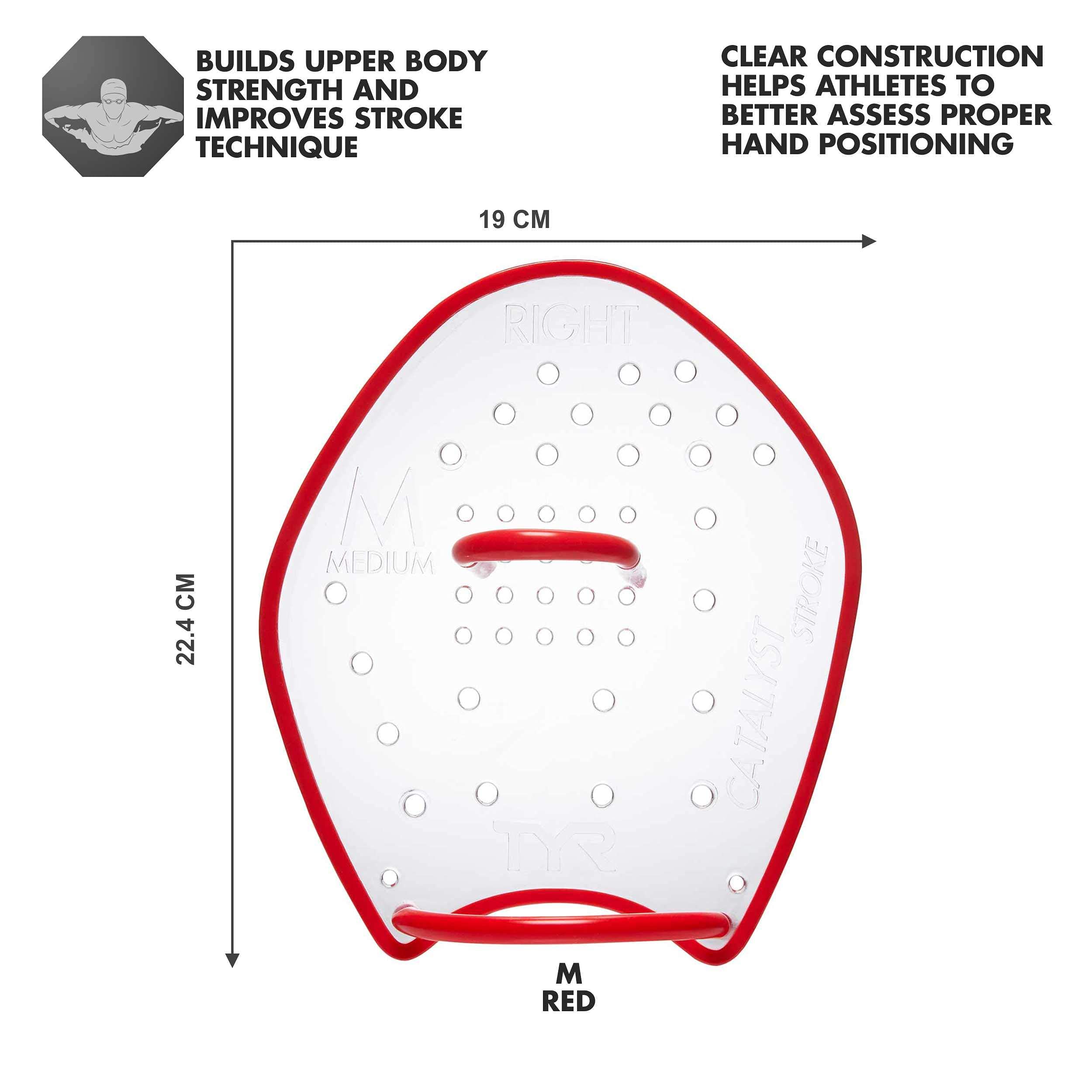 Tyr Mens Catalyst Training Paddles, Xs - Green, X-Small Us