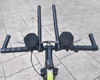 Upanbike Bike Handlebar Bicycle Rest Handlebar Time Trial Cycling Tt Bar Triathlon Aero Bar For Road Bike Mountain Bike 31.8Mm C