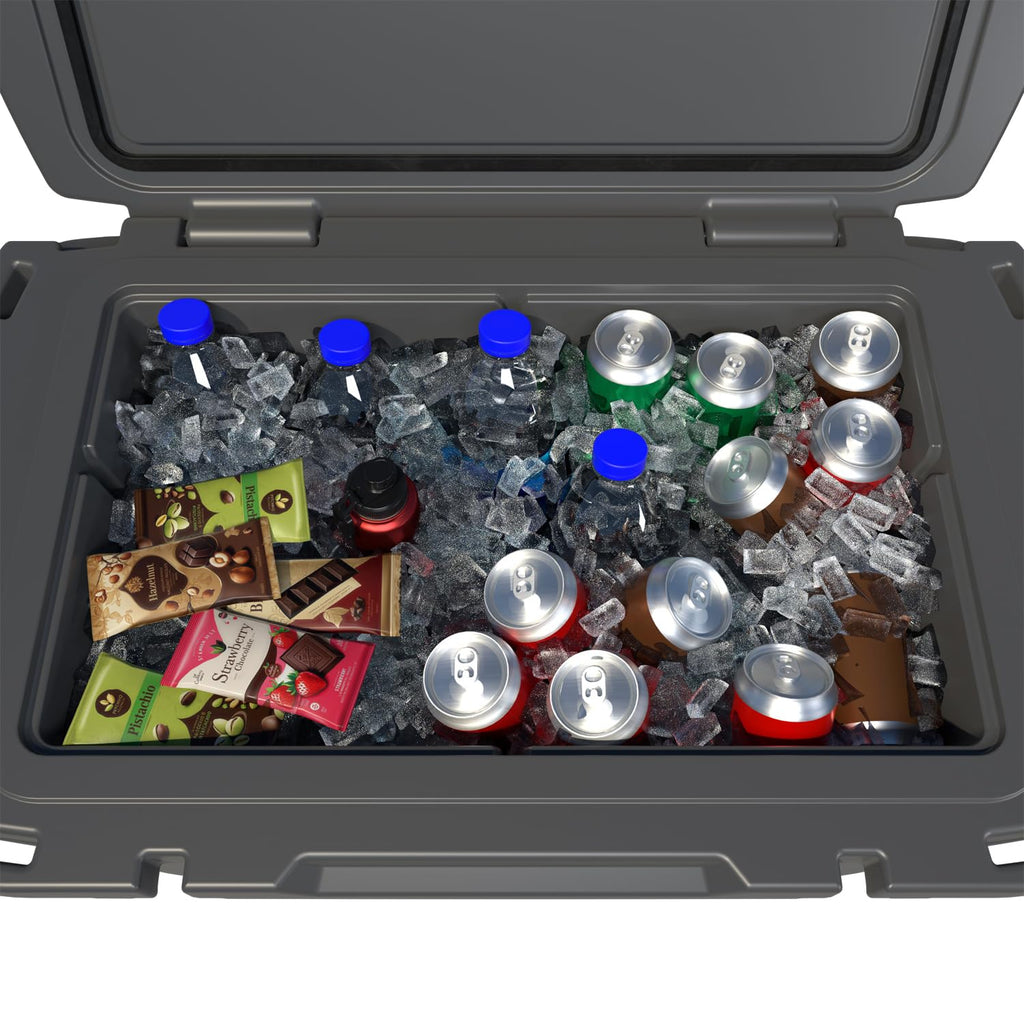 Polaris Northstar 60 Quart Cooler, Portable Ice Chest, Durable, Lockable, Keeps Ice Cold Longer, Easy To Carry, Tie-Down Cooler