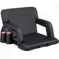 Nova Microdermabrasion 20.5''/25'' Wide Stadium Seat For Bleachers W/Back Support Padded Cushion Portable Reclining Bleacher Sea