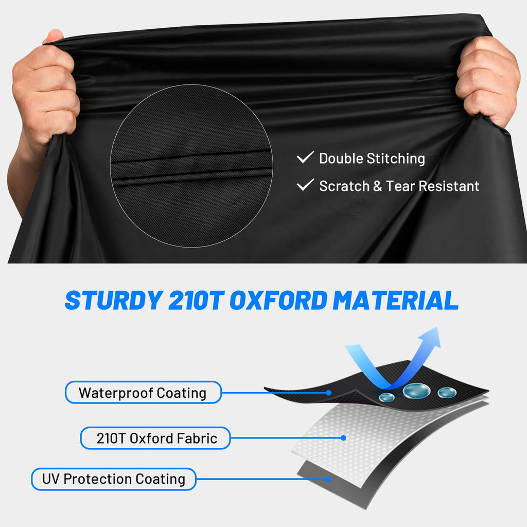 Favoto Bike Cover Outdoor Waterproof - Bicycle Covers For 1 Or 2 Bikes Outside Storage Rain Dust Sun Proof With Lock Hole Windpr