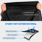 Favoto Bike Cover Outdoor Waterproof - Bicycle Covers For 1 Or 2 Bikes Outside Storage Rain Dust Sun Proof With Lock Hole Windpr