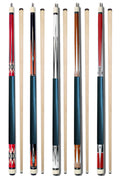 Set of 5 Pool Cues Billiard House Bar Pool Cue Sticks (W6~10)