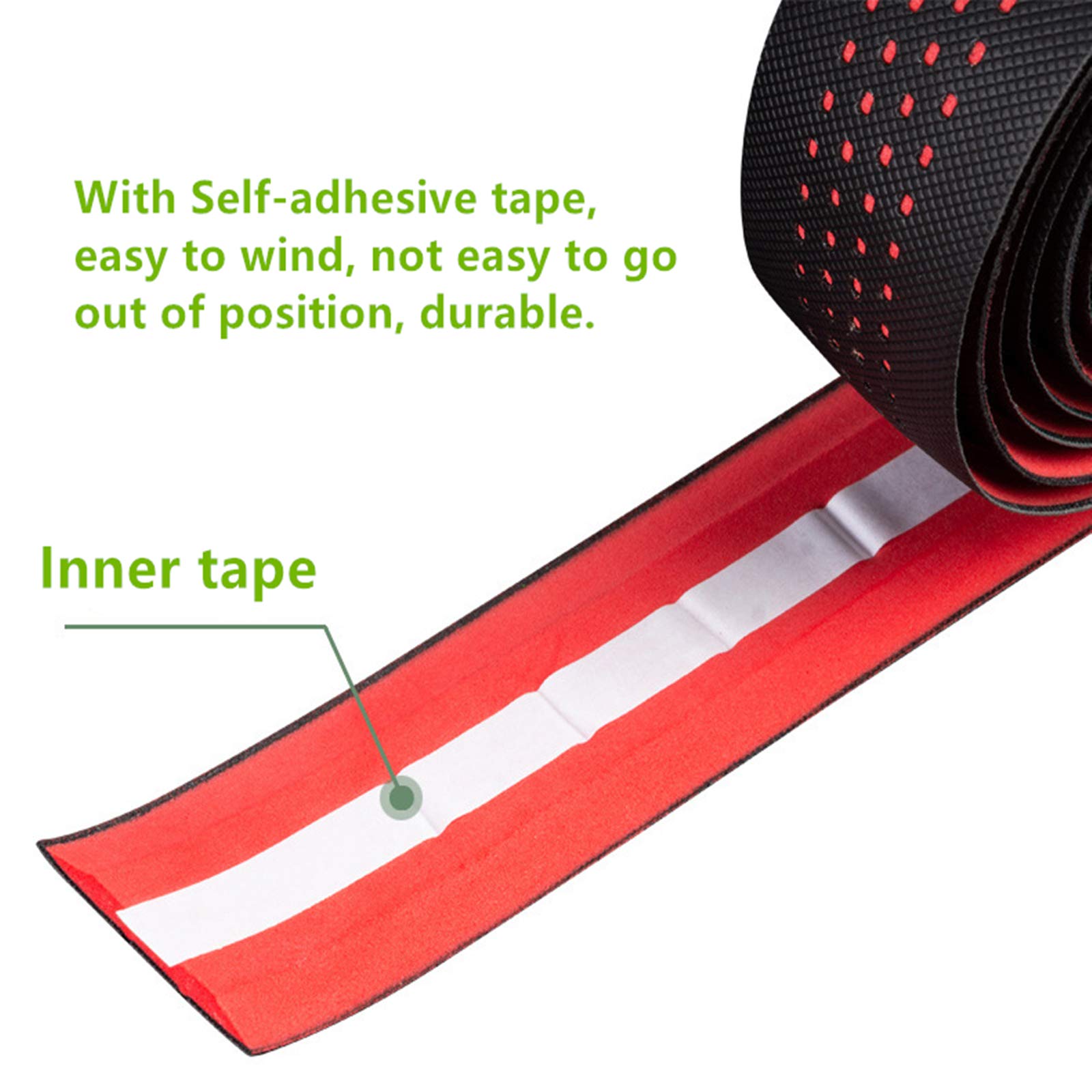 Road Bike Handlebar Tapes Made Of Eva+Pu, Professional Road Bicycle Bar Tape, Racing Bike Handle Wraps, Bicycle Handlebar Grips