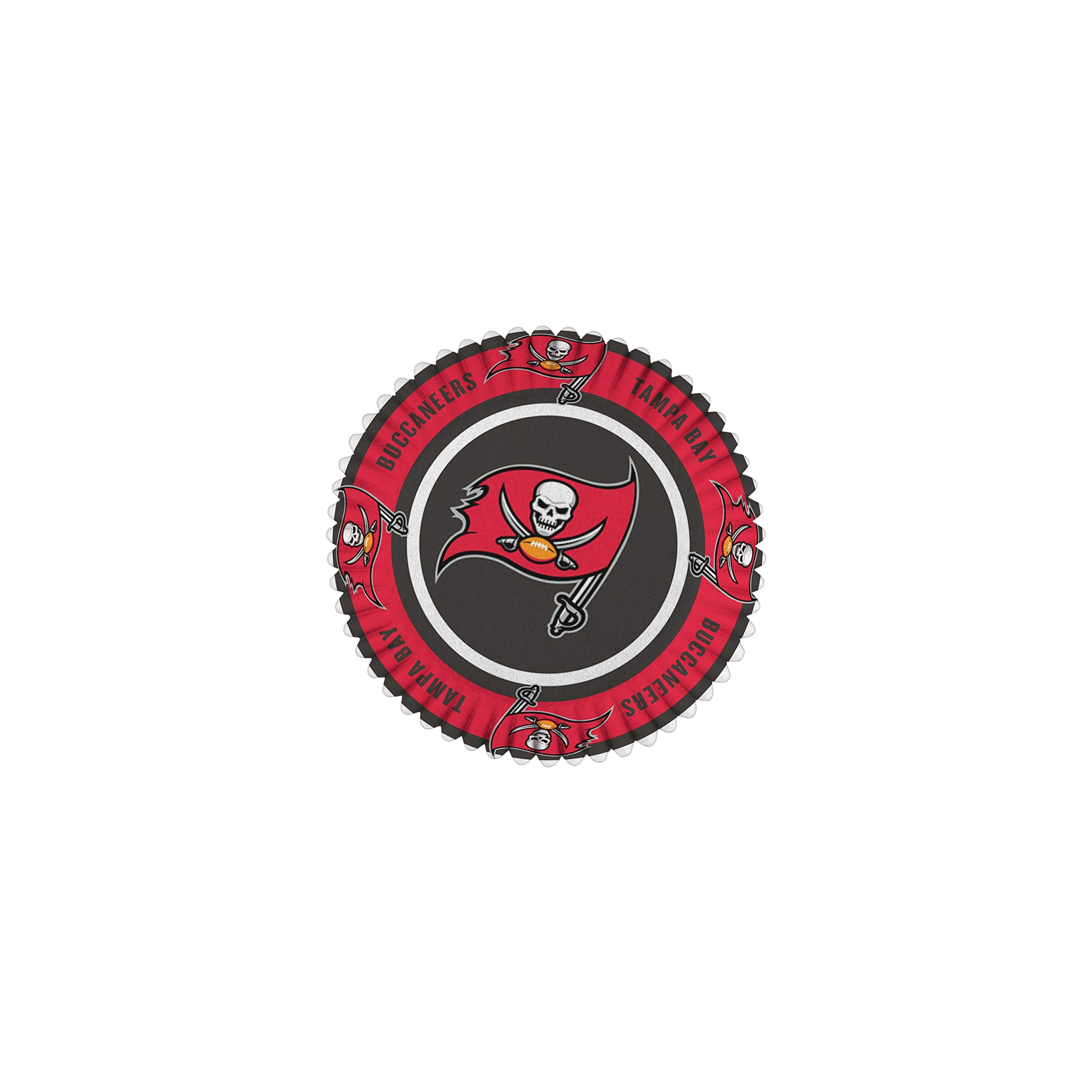 Sports Vault NFL Tampa Bay Buccaneers Baking Cupslarge, Team Colors, One Size