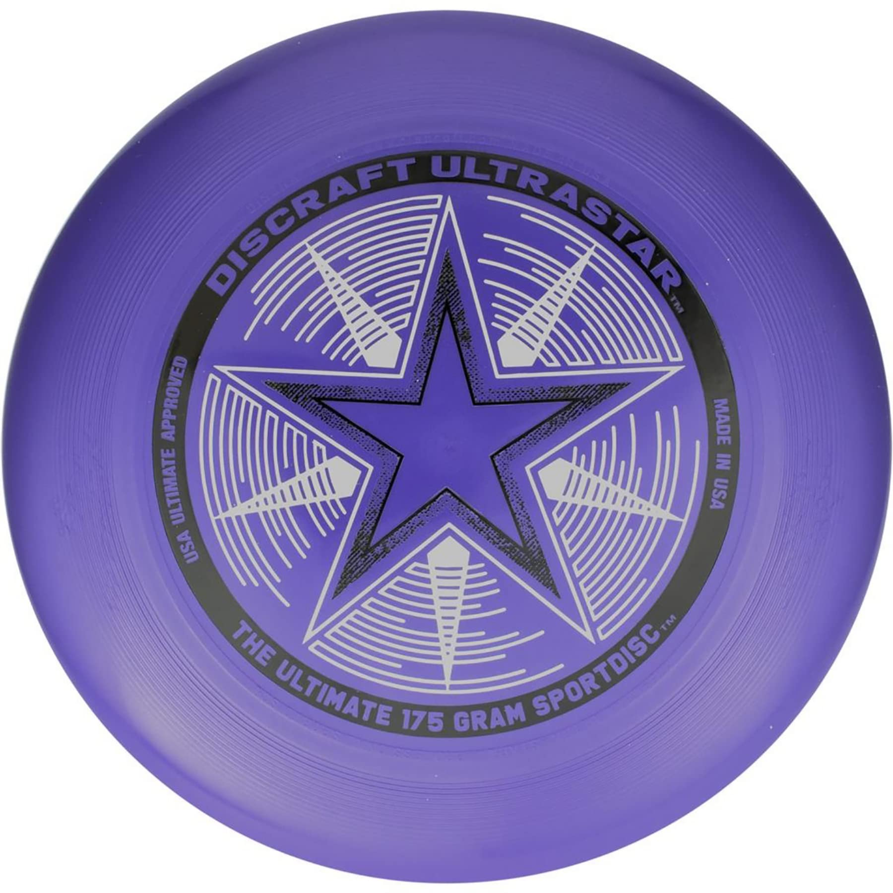 Discraft Ultra-Star 175G Ultimate Frisbee Sport Disc (6 Pack) Choose Color (Purple)