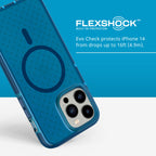 Tech21 Iphone 14 Pro Max Evo Check Compatible With Magsafea - Shock-Absorbing  Slim Protective Phone Case With 16Ft Flexshock Mu