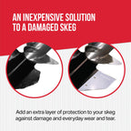 Megaware Keelguard Skegguard 27221 Skeg Protector With Drain Hole - Protects Against Ramp Dragging - Easy To Install- Fits Volvo