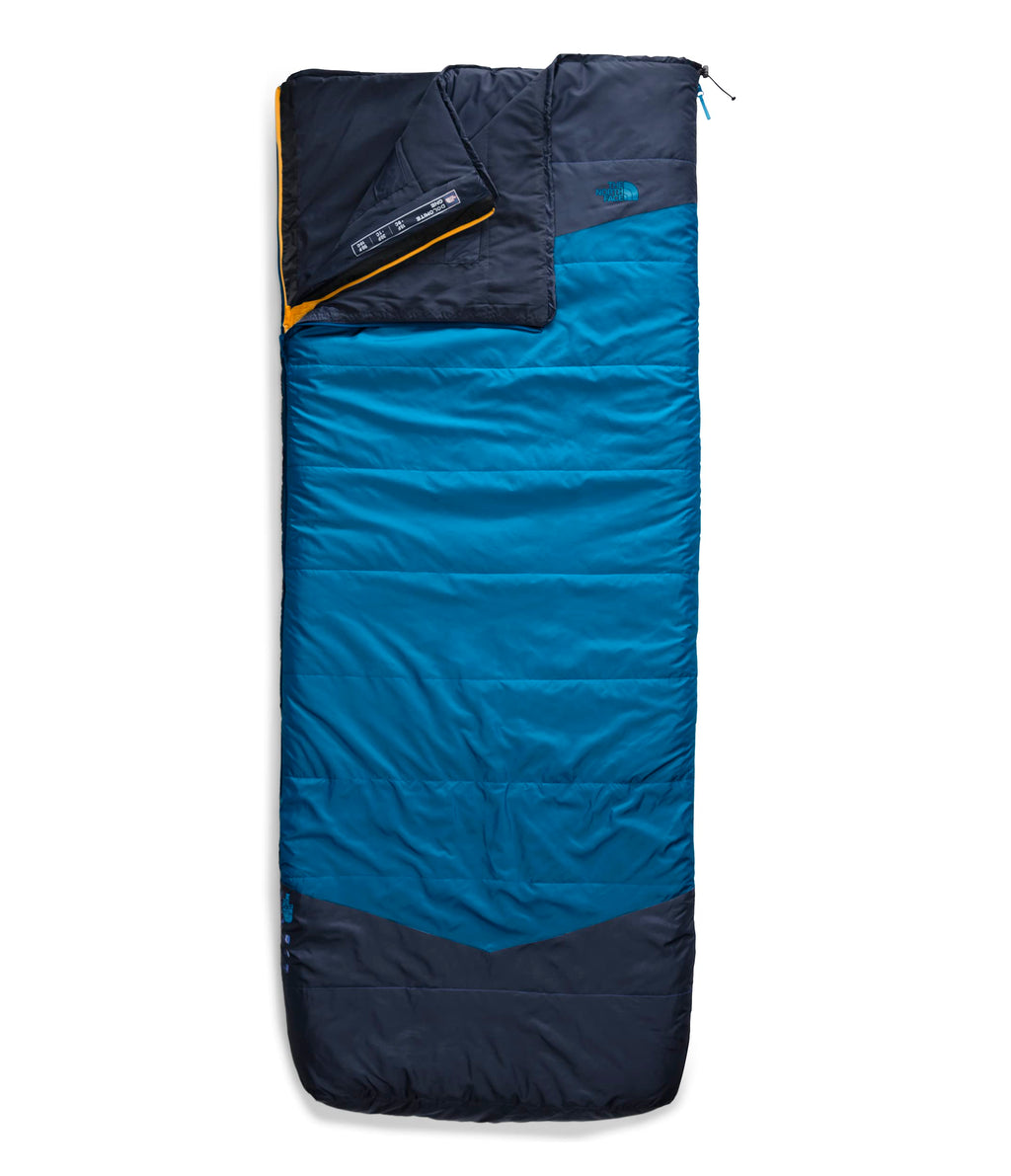 The North Face Dolomite One 15F / -9C, 3-in-1 Insulated Sleeping Bag | Water Repellent, Rectangular Shape, Fleece Lined Mid Laye