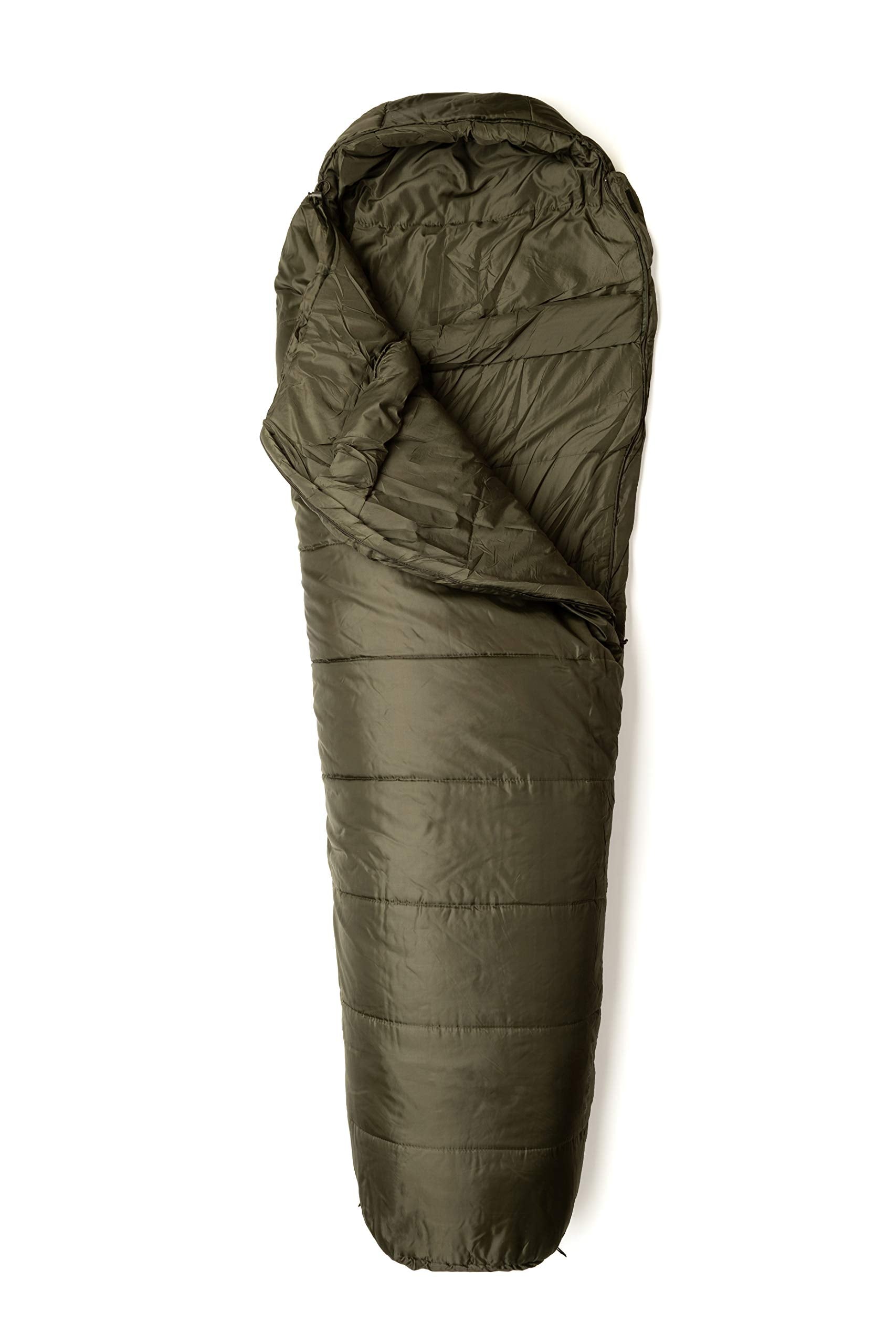 Snugpak Basecamp Ops Tsb Sleeping Bag With Compression Stuff Sack, Insulated, Olive