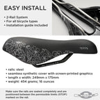 Terry Women'S Cite X Gel Cycling Saddle - Synthetic Top Bike Seat With Gel Layer Lightweight Shock-Absorbing Elastomers - Flower