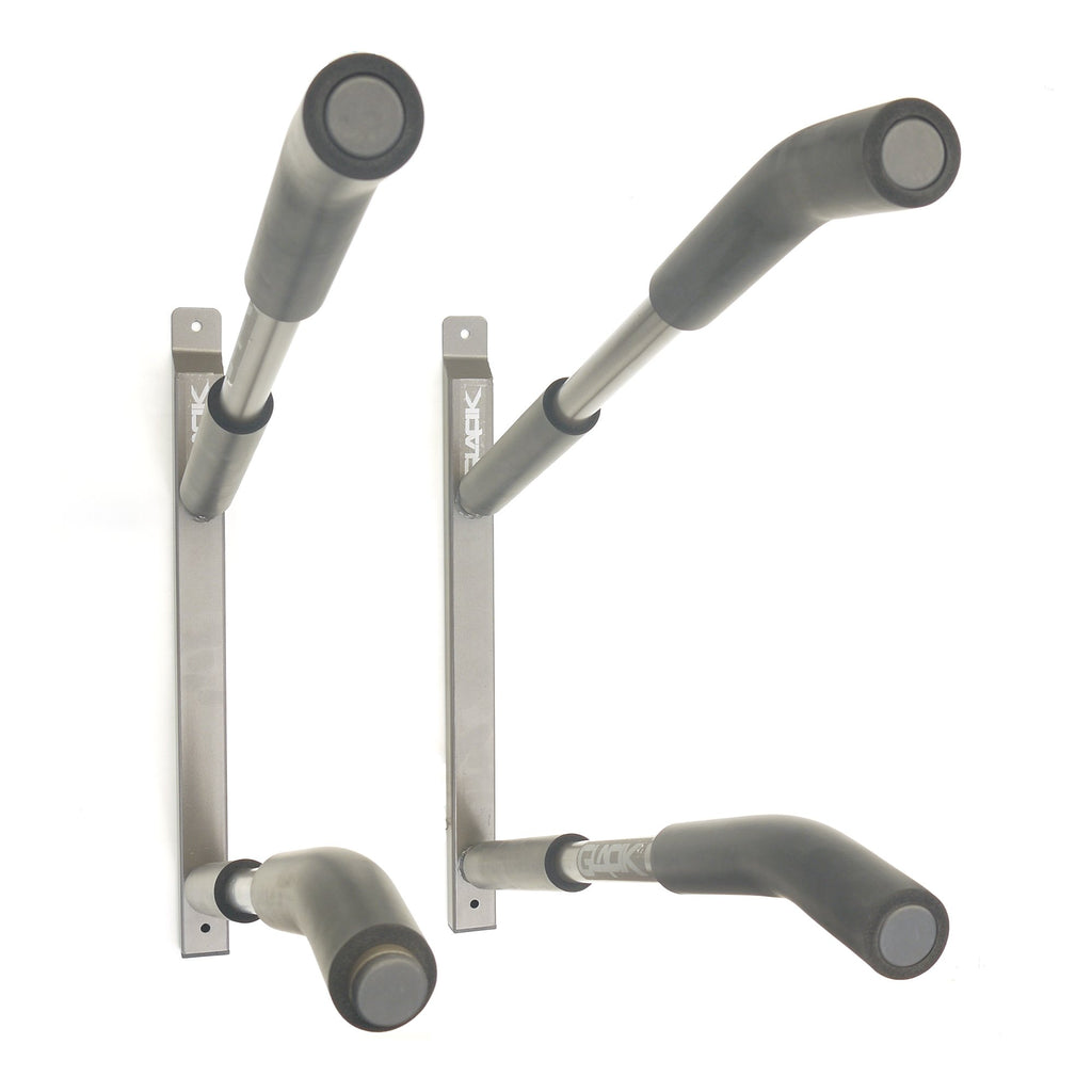 Sparehand Glacik Wall Mount Storage Rack - G-62L Steel Cradle Arms With 120 Lbs. Weight Capacity - 2-Tier Storage System For Fit