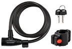 Schwinn Bike Key Lock In Braided Steel Cable, 2 Keys Included, 6 Feet X 10Mm Anti Theft Bicycle Lock, Security Level 2
