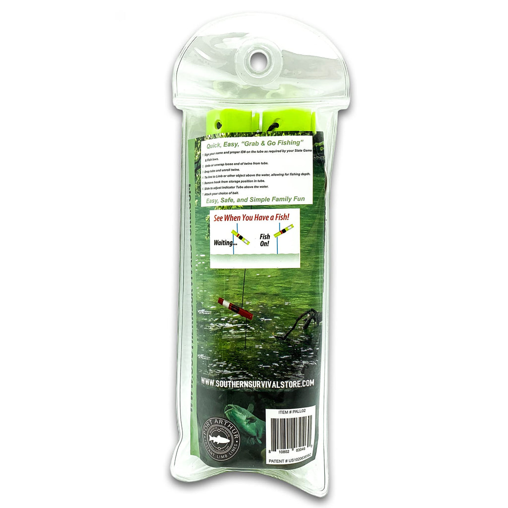 Battlbox Survival Fishing Kit Limb Lines Auto Fishing Device 2-Pack - Outdoor Survival Camping Bushcraft Fishing - Lightweight,