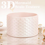 Mermaid Silicone Boot For Stanley Cup 40/30/20 Oz, Bottom Protector Made For Hydrojug Traveler 32/40 Oz & For Owala Tumbler 40Oz