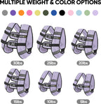 APEXUP 15lbs Weighted Vest Men Women, Weight Vest for Women Workout Equipment for Strength Training Running (Pastel Purple)