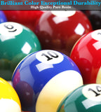 Japer Bees Classic Pool Balls Billiard Set, Regulation Size Billiard Balls Resin Ball