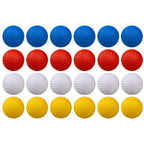 Kofull Golf Practice Ball, Hollow Golf Plastic Ball For Indoor Training -Pack Of 50Pcs (5 Colors Available)(Multicolor)