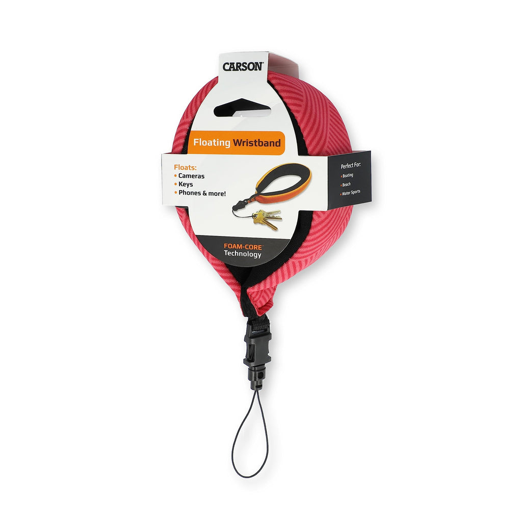 Floating Wrist Band With Lightweight Foam Core Technology - Crimson