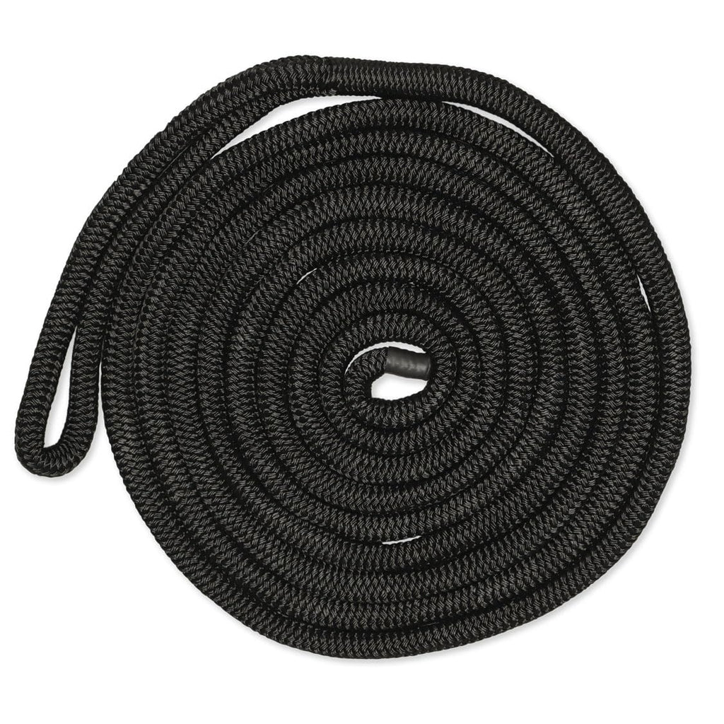 1/2In-15Ft Dblbrd Cmp Dockline Blk