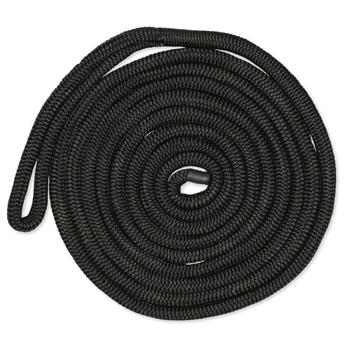 1/2In-15Ft Dblbrd Cmp Dockline Blk