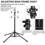 Kong Ming Car Bike Rack Garage Storage - 2 Bicycle Vertical Hanger Parking Rack Gravity Floor Storage Stand - Fully Adjustable G