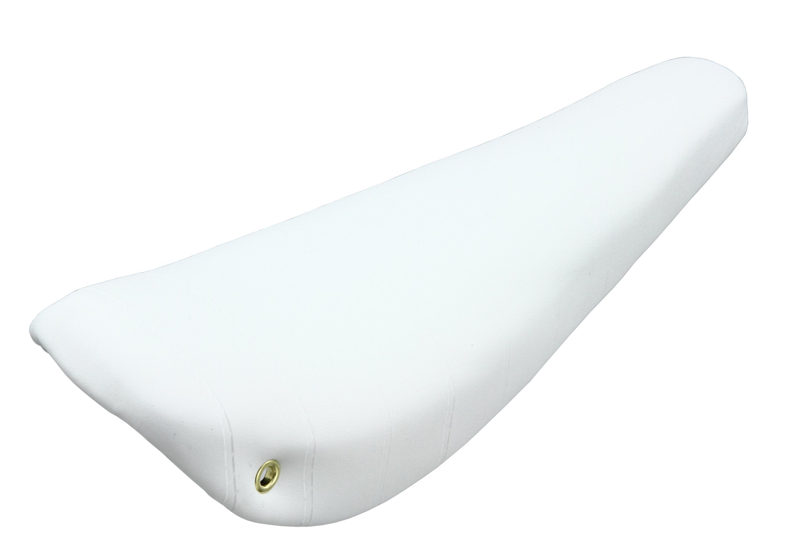 Lowrider 16 Banana Saddle Vinyl White. Bike seat, Bicycle seat, Bike Part, Bicycle Part, Bike seat, Bicycle seat
